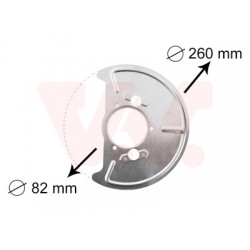 PROTECTION DISQUE FREIN AVANT DROIT 