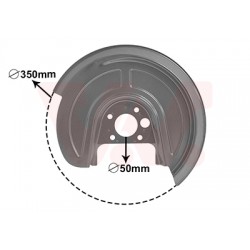 PROTECTION DISQUE FREIN ARRIERE GAUCHE 