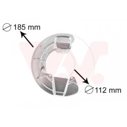 PROTECTION DISQUE FREIN AVANT GAUCHE 