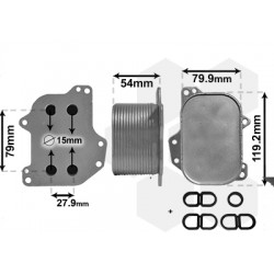 Radiateur huile pour moteur