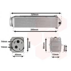 Turbocooler (intercooler) refroidi a eau