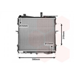 RADIATEUR DIESEL 99+ 2.0 TDiC 450x520x40 