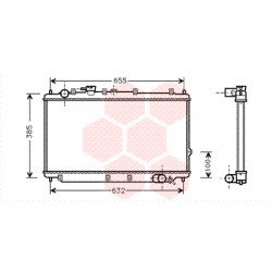 RADIATEUR ESSENCE -01 1.8i 345x680x28 