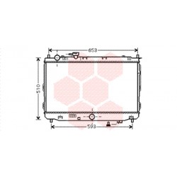 RADIATEUR ESSENCE 04+ 2.0i 430x670x26 