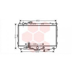 RADIATEUR ESSENCE 04+ 2.0i AT 430x670x26 