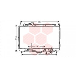 RADIATEUR ESSENCE 02+ 1.8i AT 430x670x26 