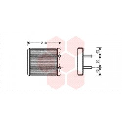 RADIATEUR CHAUFFAGE -01 Arrière 170x163x29 