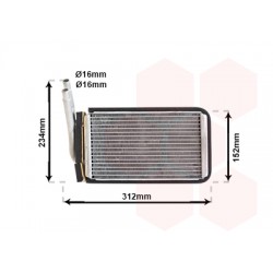 RADIATEUR CHAUFFAGE All -AC 250x145x40 