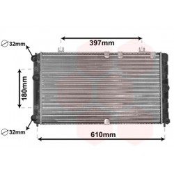 RADIATEUR ESSENCE 1.4i - 1.6i 560x340x30 