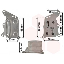 Radiateur huile pour moteur