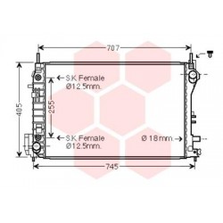 RADIATEUR ESSENCE 2.8i AT 620x415x27 