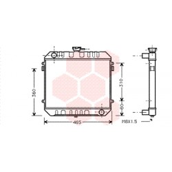 RADIATEUR ESSENCE 2.0N - 2.0S MT -81 355x450x33 