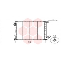 RADIATEUR DIESEL 96-97 1.8D - 1.9D +AC 670x360x32 