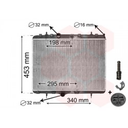 RADIATEUR DIESEL 1.6 HDi DEUS 380x565x18 