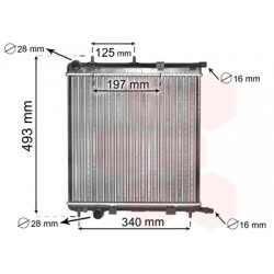 RADIATEUR ESSENCE 1.6 +--AC DEUS 380x402x30 