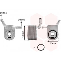 Radiateur huile pour moteur