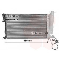 RADIATEUR ESSENCE 2.0i - 2.0i GTi 610x358x30 