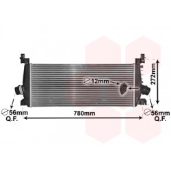 INTERCOOLER 1.6 SIDI MT 664x285x31 