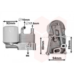 Radiateur huile pour moteur