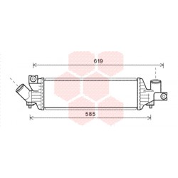 INTERCOOLER 2.2 DCi 03-06 445x130x65 