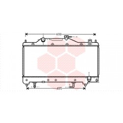 RADIATEUR ESSENCE 1.6 - 1.8 00+ AT 325x660x16 