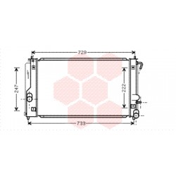 RADIATEUR ESSENCE 1.8i AT 651x318x16 