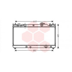 RADIATEUR ESSENCE 2.0i - 2.4i MT 400x734x16 