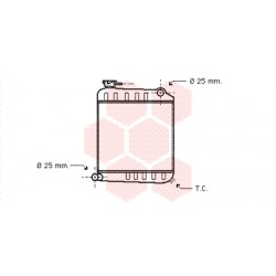 RADIATEUR 92:96 1.3i 282x267x40 