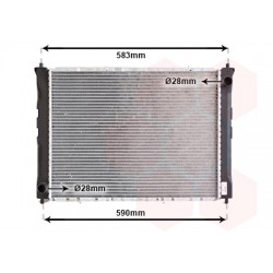 RADIATEUR ESSENCE -93 1.4 +AC 530x400x24 