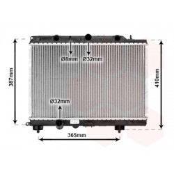 RADIATEUR DIESEL 2.0 iDT (Turbo Diesel) 322x505x32 