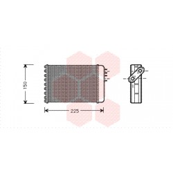 RADIATEUR CHAUFFAGE 10-84:6-90 185x156x42 