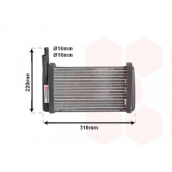 RADIATEUR CHAUFFAGE ALL 89-94 255x142x42 