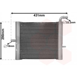 Radiateur pour intercooler refroidi à eau