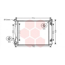 RADIATEUR DIESEL 3.0 TDi AT : 4F-5-006.00 675x445x32 