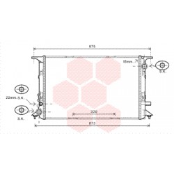 RADIATEUR DIESEL 4.2 TDi 720x470x36 