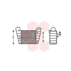 INTERCOOLER 1.8 165-176KW(Voir Photo) 183x137x85 