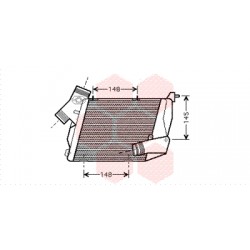 INTERCOOLER 3.0 TDi 216x208x64 Gauche 