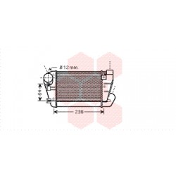 INTERCOOLER 3.0 TDI gauche 189x194x64 