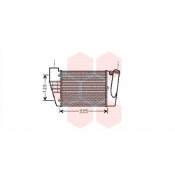 INTERCOOLER 3.0 TDI droite 206x194x80 