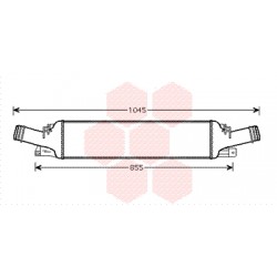 INTERCOOLER 2.0 TFSi BEHR 665x142x64 