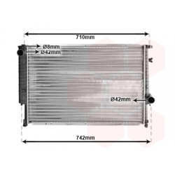 RADIATEUR ESSENCE 850Csi S70 -AC 92-96 650x438x32 