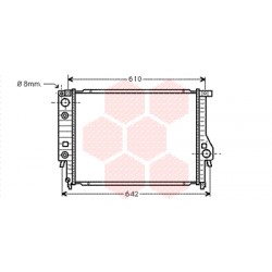 RADIATEUR ESSENCE 730i-730iL M60 AT -AC 550x440x34 