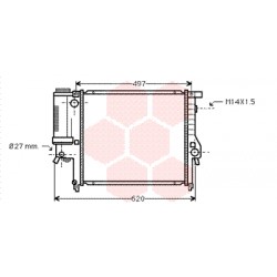 RADIATEUR ESSENCE 1.9i 16V MT BEHR 440x440x33 