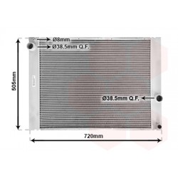 RADIATEUR ESSENCE 545i -AC MT 620x485x40 