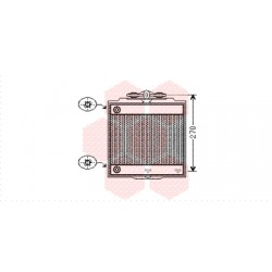 RADIATEUR DIESEL 730d - Helpcooler 250x253x47 