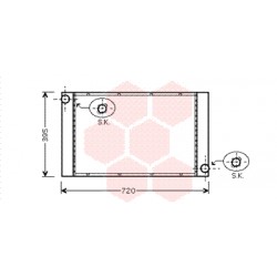 RADIATEUR DIESEL 07+ 525D-530D HD 620x375x32 