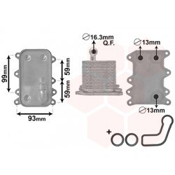 Radiateur huile pour boÎte de vitesse automatique