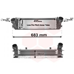 INTERCOOLER 435i Coupe-xDrive 3.0i 495x133x100 