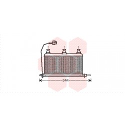 RADIATEUR CHAUFFAGE Diesel(Extra Chauff. El.) 135x264x26 