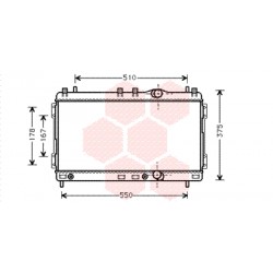 RADIATEUR ESSENCE 97+ 1.8i - 2.0i 295x630x19 